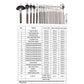 22pcs Professional Makeup Brush Set with Bag Wool Makeup Beauty Cosmetic Tools Kit Eyeshadow Lip Brush