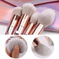 10pcs Professional Makeup Brush Set For Powder Blush Foundation Highlight Eyeshadow
