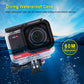 60M Underwater Waterproof Camera Housing Diving Case For Insta360 ONE R 4K Wide-angle Edition PU485T