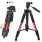 Zomei Q111 Red Camera Tripod Aluminum Alloy For SLR DSLR Live Broadcast Video Wildlife Photography