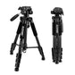Zomei Q111 Black Camera Tripod Aluminum Alloy For SLR DSLR Live Broadcast Video Wildlife Photography