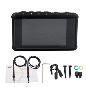 4 Channel 100MS/s MINI Nano DSO213 DS213 Professional Portable Digital Oscilloscope Digital DSO 213 DS 213 with X1 &amp; X10 Probe