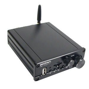 2.1 Channel Amplifier Bluetooth 5.0 HiFi Power Amp For U Disk TF Card USB Decode (19V Power Supply)