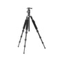 T1C40T-T1 Kit Carbon Fiber Tripod Folding Tripod Camera Tripod Stand with Ball Head Load 6KG