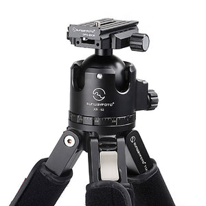 T1A20-T1 Kit Professional Camera Tripod Desktop Tripod Aluminum Alloy Outdoor Tripod Stand For SLR