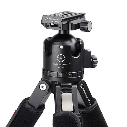 T1A20-T1 Kit Professional Camera Tripod Desktop Tripod Aluminum Alloy Outdoor Tripod Stand For SLR