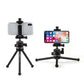 T1A11-II-T1 Kit Pocket Tripod Mini Tripod Portable Desktop Phone Camera Tripod with Phone Clamp