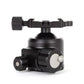 XB-44 Super Low-Profile Tripod Ball Head Panoramic Tripod Head with Screw-Knob Clamp For SLR Camera