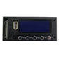7-16V AC DC Decoder Blue Screen Stereo Output Bluetooth Mixer Car Audio Amplifier MP3 Decoding Board