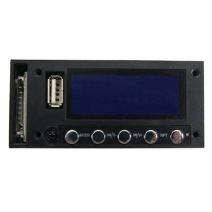 7-16V AC DC Decoder Blue Screen Stereo Output Bluetooth Mixer Car Audio Amplifier MP3 Decoding Board