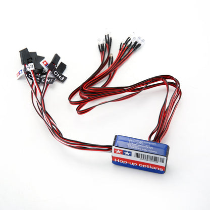 12 LED Lighting System Kit Smart Simulation RC Car Lights for Tamiya RC Car Parts 1/10 Drift Vehicle