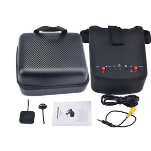 LS-800D VR FPV Goggles 5.8G 40CH Receiver 5 Inch Screen w/ DVR Recording Auto-searching for RC Drone