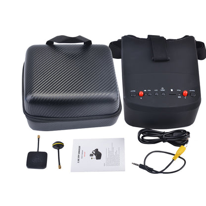 LS-800D VR FPV Goggles 5.8G 40CH Receiver 5 Inch Screen w/ DVR Recording Auto-searching for RC Drone