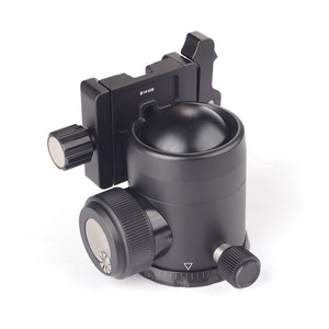 FB-44IIDL Tripod Ball Head Panoramic Tripod Head Load Capacity 30KG with Knob Lever Combo Clamp DLC-50