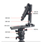 PANO-3 Panoramic Head Kit For DSLR 360 Panoramas Professional Aluminum Panoramic Tripod Ball Head