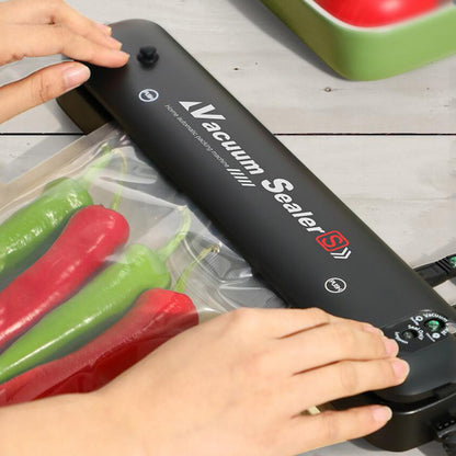 Household Food Vacuum Sealer Automatic Food Saver Sealing Machine Fish Fruit Meat Vacuum Packer