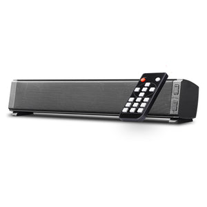 Bluetooth 5.0 Soundbar 20W Subwoofer TV Audio Sound Bar Speaker Support USB/TF/AUX for Home Outdoor