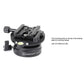 DYH-90Ri &amp; DLC-60L Tripod Leveling Base Leveling Head &amp; Screw Lever Combo Clamp Load Capacity 15KG