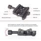 DYH-90Ri &amp; DLC-60L Tripod Leveling Base Leveling Head &amp; Screw Lever Combo Clamp Load Capacity 15KG