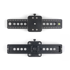 M3 230mm Video Rail Micro-slip Slide Rail Load 1.5KG For Mobile Phones Fit Most Desktop Tripod