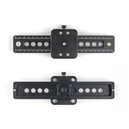 M3 230mm Video Rail Micro-slip Slide Rail Load 1.5KG For Mobile Phones Fit Most Desktop Tripod