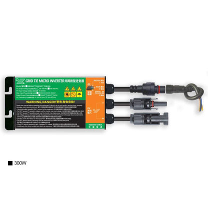 300W Solar Micro Inverter MPPT Grid Tie Inverter Pure Sine Wave Inverter DC 18V-50V to AC 120V/230V