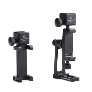 CB-01 Camera Cold Shoe Adatper Photography Accessories For Mobile Phone Clamp &amp; 1/4" Tripods