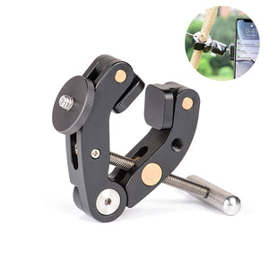 PF-01 C Clamp Adjustable Locking Knob 1/4&quot; Screw Hole For Ball Head Tripod Photography Accessories