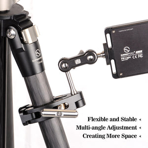 GA-01 Magic Arm + PF-01 C Clamp Adjustable Locking Knob For Ball Head Tripod Photography Accessories