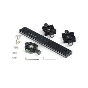 3D-3 Kit Tripod Head with Slide Dual Camera Photography Kit For Panoramic &amp; Close-Up Photography