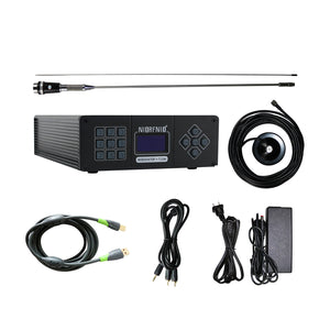 NIO-T15M 15W Car Stereo Radio Music Player FM Transmitter 87.5-108MHz Support TF USB Microphone