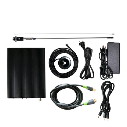 NIO-T25M 25W Car Stereo Radio Music Player FM Transmitter 87.5-108MHz Support TF USB Microphone