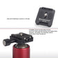 DP-50R 50.7mm Universal QR Plate Quick Release Plate For Arca-Swiss Style Canon 5D 7D Cameras