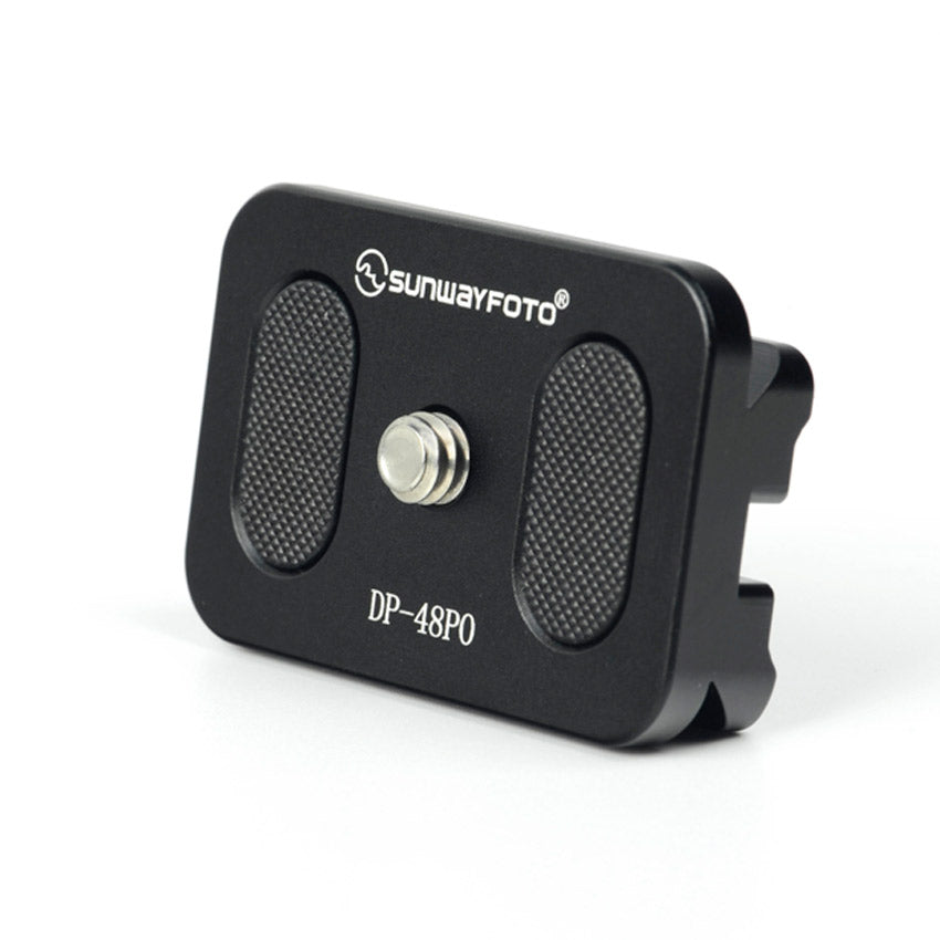 SUNWAYFOTO DP-48P0 48mm Quick Release Plate QR Plate For Arca P0 Heads Arca-Swiss Clamp