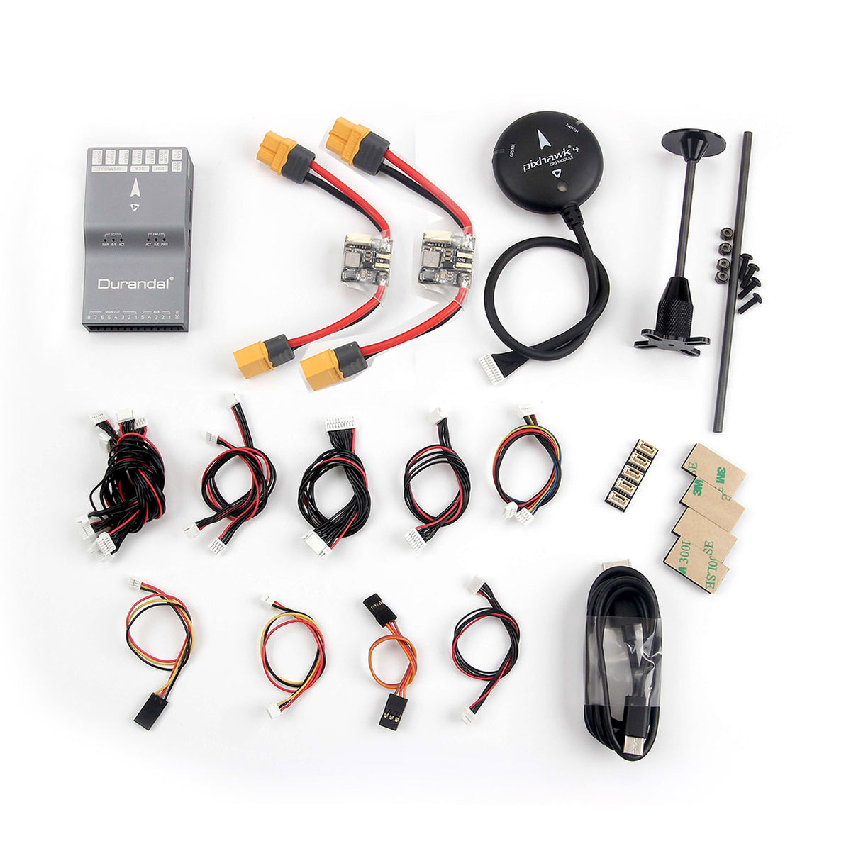 Holybro Durandal H7 Open Source Flight Controller w/ 2pcs PM02 Power Management Board GPS Module