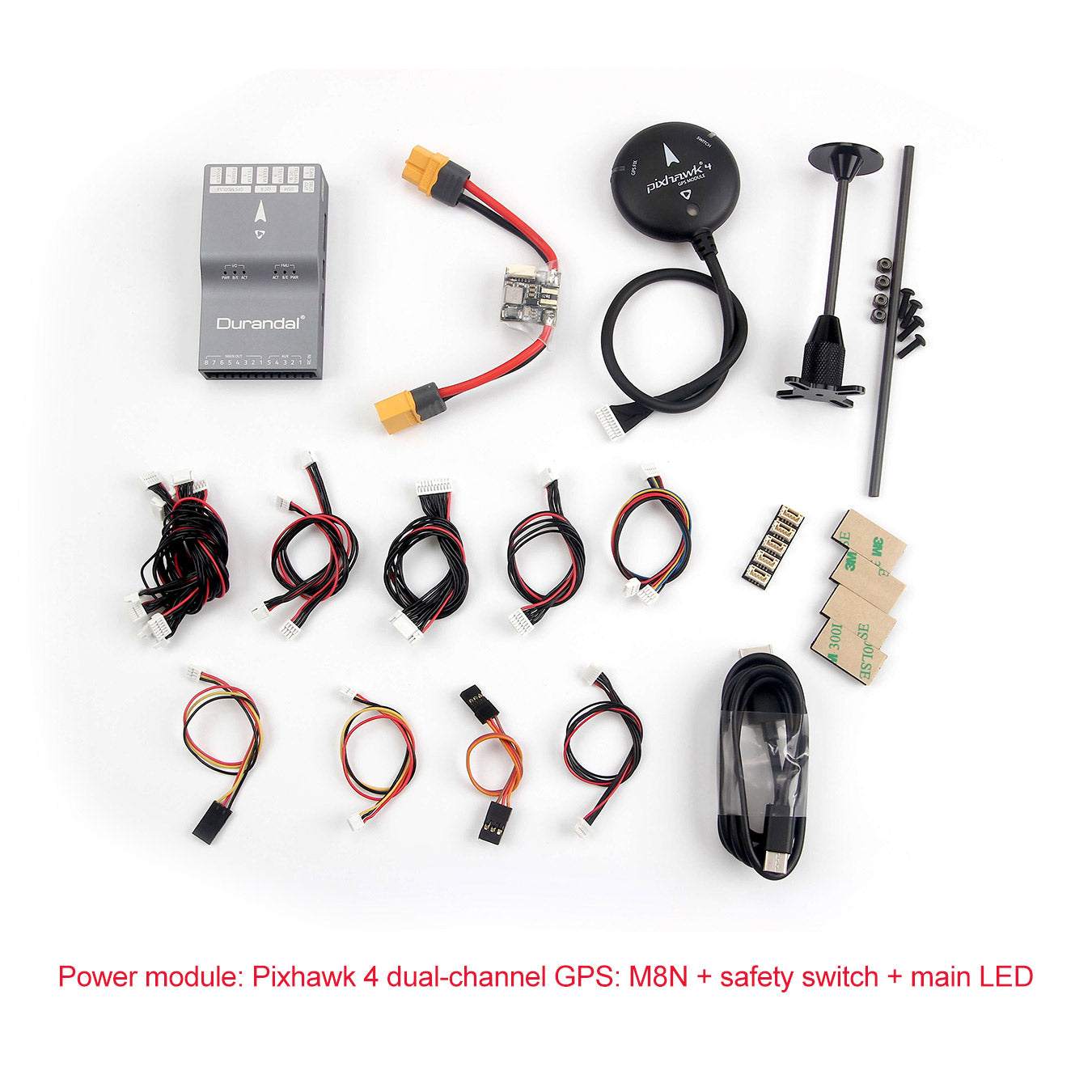 Holybro Durandal H7 Open Source Flight Controller w/ Pixhawk4 Power Management Board GPS Module