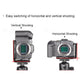 PCLO-RP Camera L Bracket Photography L Plate Bracket Quick Release Plate For Canon EOS RP Camera