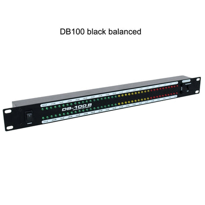 Music Spectrum LED Display Stereo Sound Control Volume Level Indicator Dual 40 Seg DB100 Black Balanced