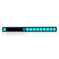 Car Sound Control Music Level Indicator Audio Music Spectrum Light Bar Decoration Light w/ USB Cable