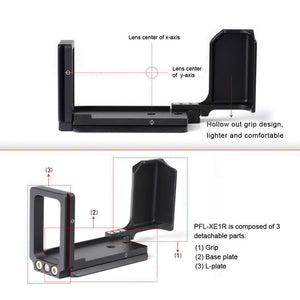 PFL-XE1R Custom Camera L Bracket Photography L Plate Bracket Accessories For Fuji X-E1 Camera