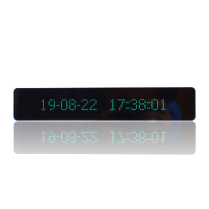 Household Wire-Controlled Music Level Display Light VFD Music Spectrum Display w/ Clock Function