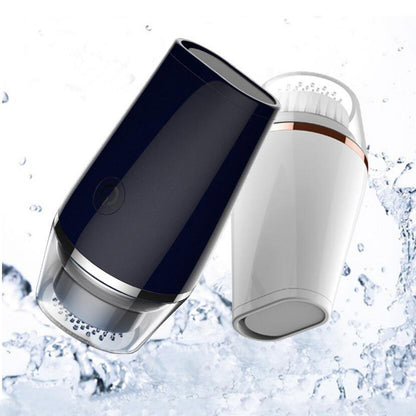 Men's Electric Face Cleansing Instrument Waterproof Silicone Facial Cleaning Brush Face Washing Device