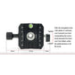 DDH-07N 58mm Panoramic Panning Clamp Load 20KG For Canon 1DX Nikon D4S D3X Professional Cameras