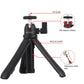 PKT3083B Phone Camera Mini Tripod Table Top Selfie Stick Tripod w/ Phone Clamp For Livestream Video