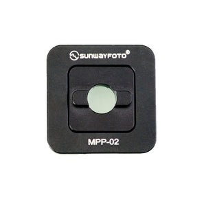 MPP-02 Clamp Plate Mini Plate Photographic Tripod Accessories For Quick Release Clamps Rails