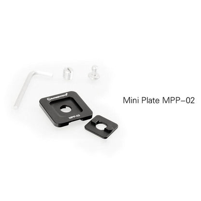 MPP-02 Clamp Plate Mini Plate Photographic Tripod Accessories For Quick Release Clamps Rails