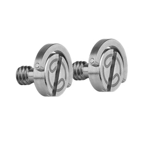 2pcs QRS-01 Quick Release Plate Screw Stainless Steel Camera Screws 1/4"-20 For Tripod QR Plates