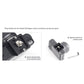 2pcs QRS-01 Quick Release Plate Screw Stainless Steel Camera Screws 1/4"-20 For Tripod QR Plates