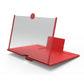 10&quot; Mobile Phone Screen Magnifier Video 3D Cell Phone Screen Enlarger Pullout Desktop Holder Stand