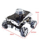 4WD Smart Robot Kit Unassembled Programmable Secondary Development For Raspberry Pi (ROS/STM32)